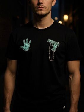 Unisex Black Run The Jewels Merch RTJ2 T-Shirt #131